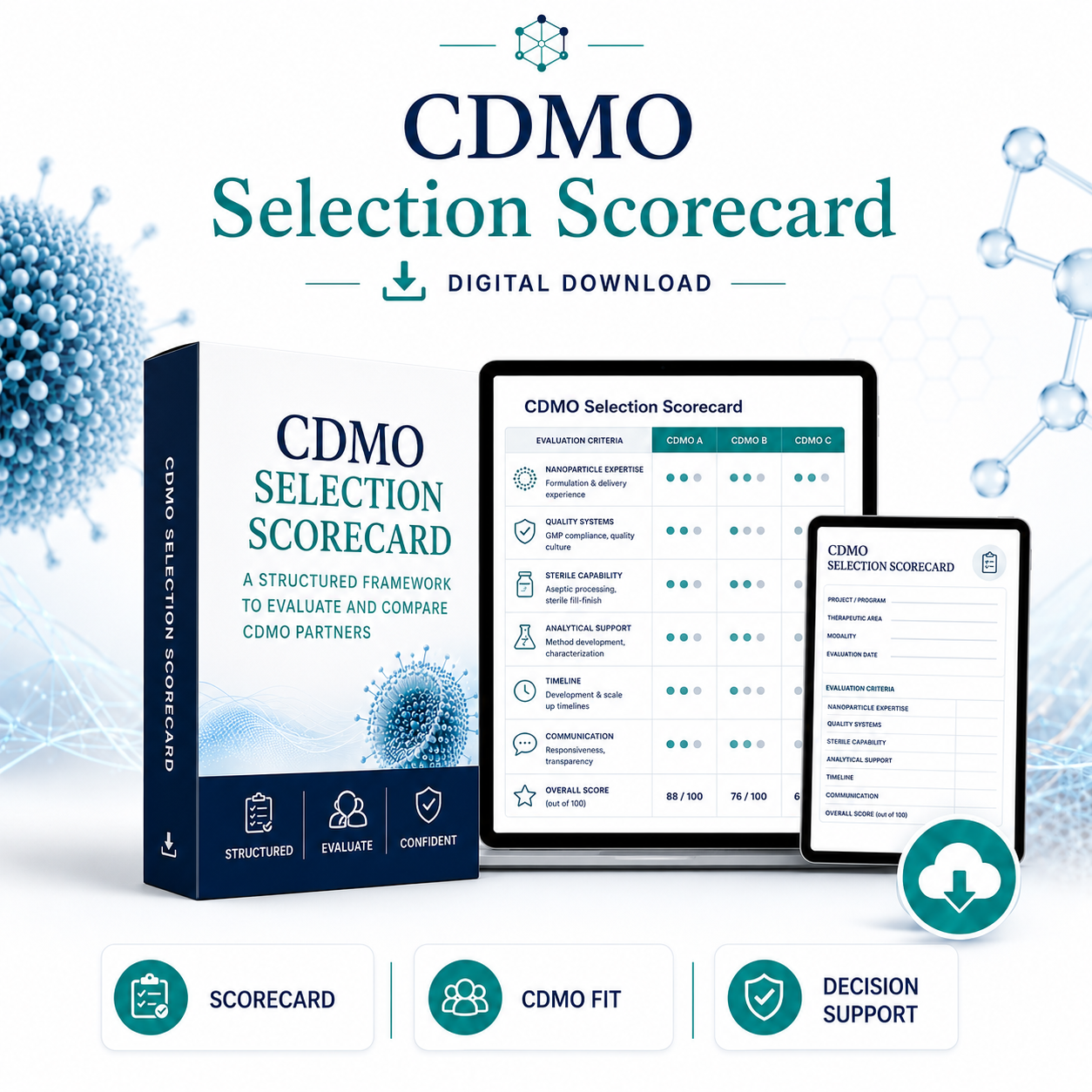 CDMO Selection Scorecard