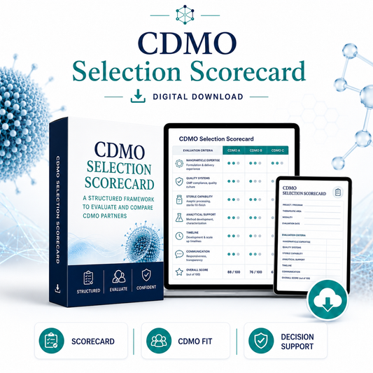CDMO Selection Scorecard