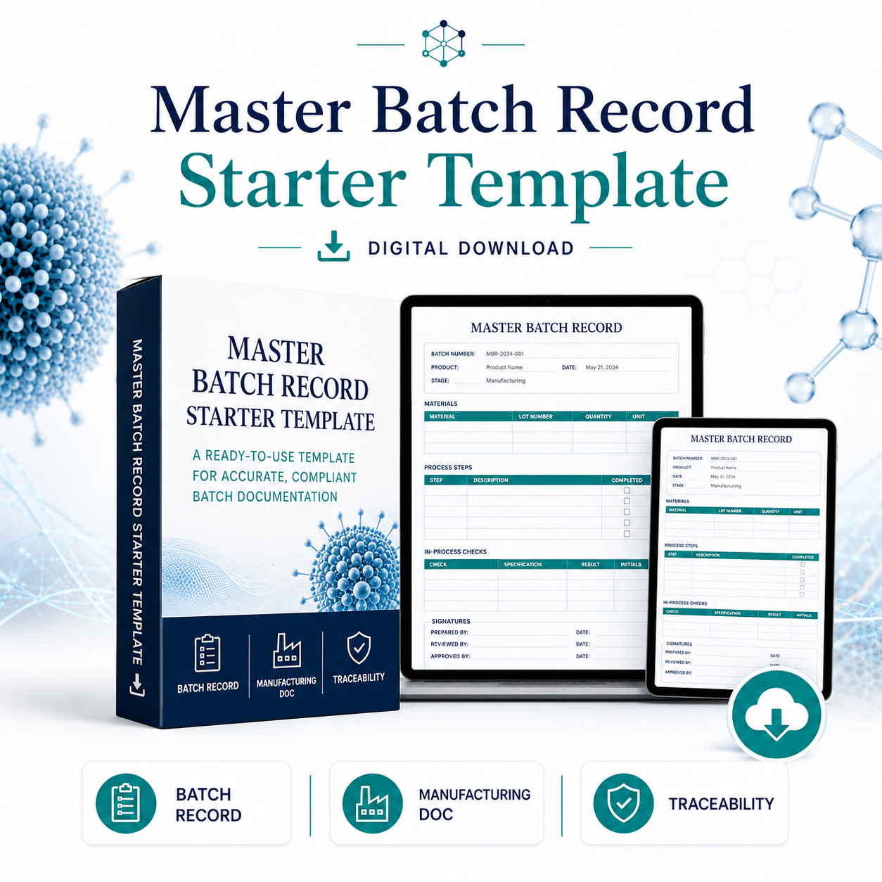 Master Batch Record Template
