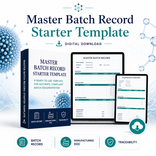 Master Batch Record Template