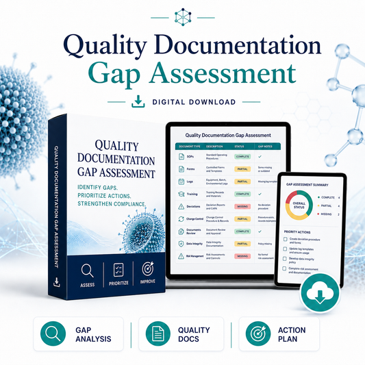 Quality Documentation Gap Assessment